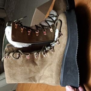 Journee 7.5 suede boots JC Penny